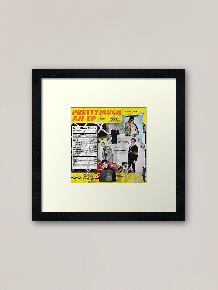 Alternate view of prettymuch ep cover Framed Art Print