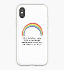 dodie rainbow iPhone Case