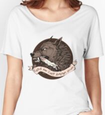 Camiseta ancha para mujer Lupus Brown