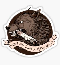 Lupus Brown Sticker