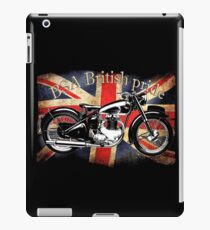Vintage Classic British BSA Motorcycle Icon iPad Case/Skin