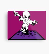 The Alien Dude Lebowski Metal Print