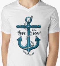 Love the Sea Men's V-Neck T-Shirt