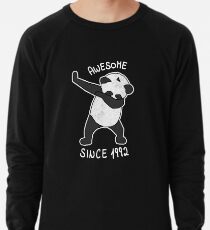 Dabbing Panda Awesome Since 1992 - Funny 26th Birthday Shirt Gift Leichtes Sweatshirt