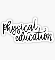 Physical Education Folder/Binder sticker Sticker
