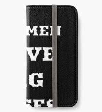 Firemen Have Big Hoses Funny Firefighter Dirty Joke iPhone Wallet/Case/Skin
