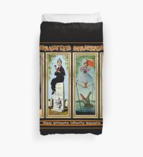 HAUNTED MANSION : Vintage New Orleans Liberty Square Prints. Duvet Cover