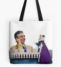 Good Times with Mr Rogers & King Friday Tote Bag