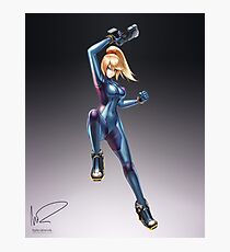 Zero Suit Samus (Smash 4) Photographic Print