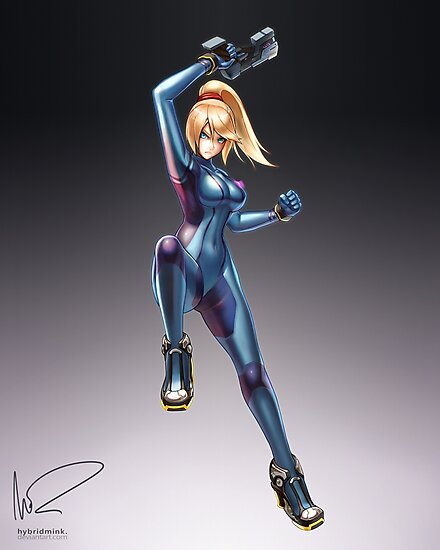 "Zero Suit Samus (Smash 4)" Photographic Prints by hybridmink | Redbubble