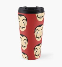 Taza de viaje La casa de papel careta