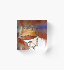 Feather Acrylic Block
