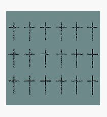 Scribbles en Crosse Photographic Print
