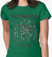 talking heads inspired tour tee Women's Fitted T-Shirt