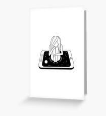 Internet Addiction Greeting Card