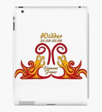Sternzeichen Widder iPad-Hülle & Klebefolie