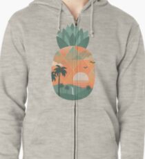 Tropical Gold Zipped Hoodie