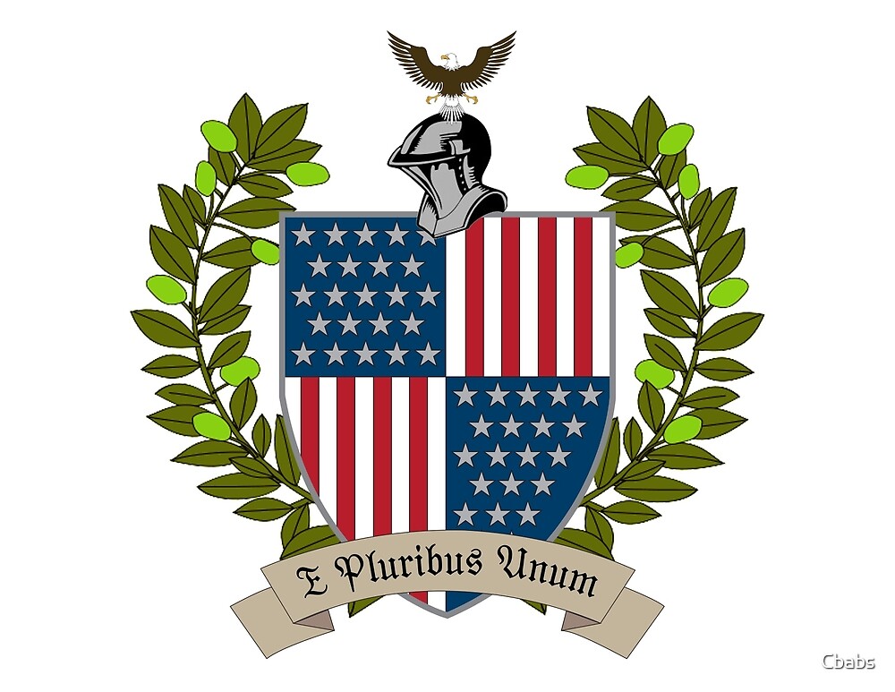 Armoiries Des Etats Unis Par Cbabs Redbubble