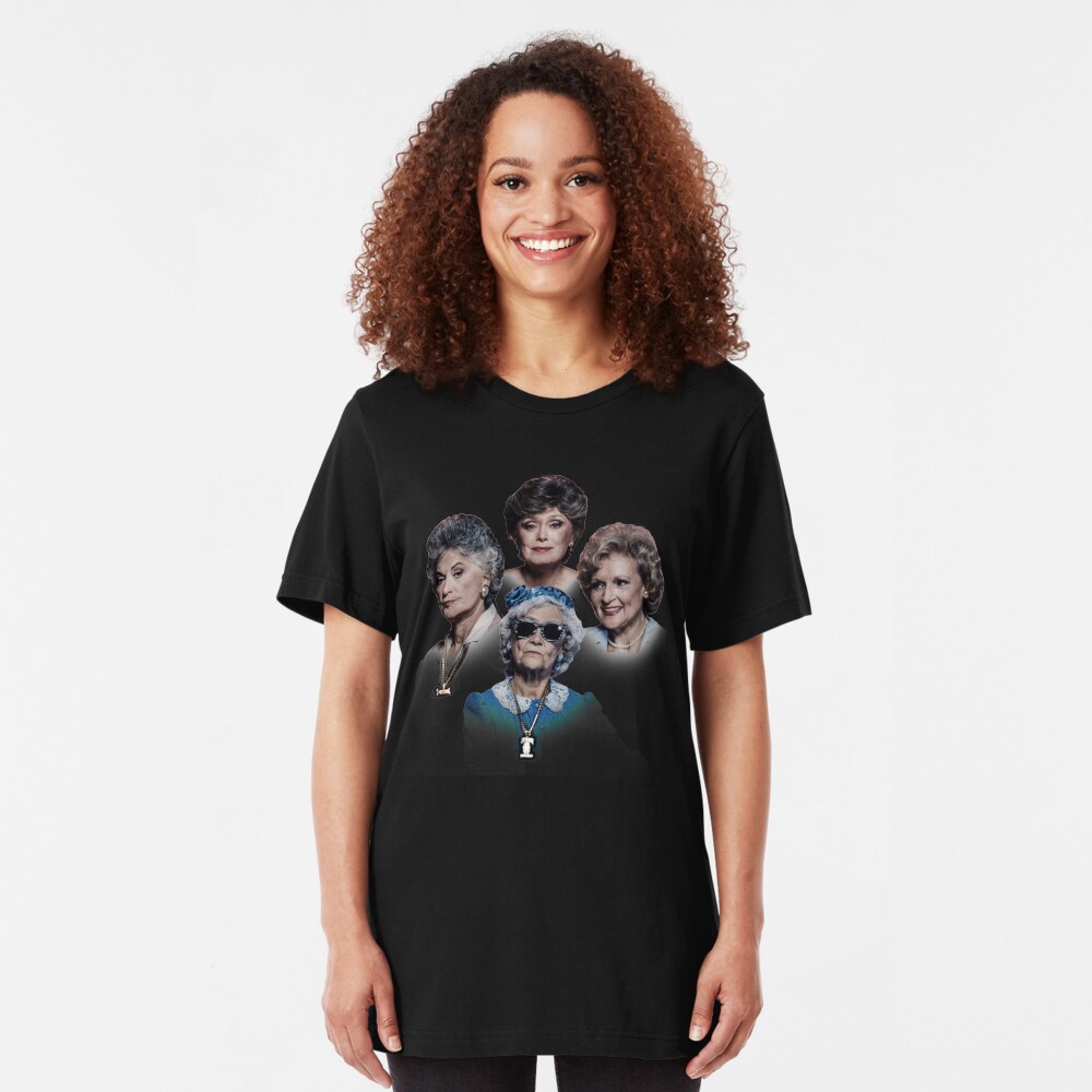 Golden Girls Death Row Pose T-Shirt and Gear Slim Fit T-Shirt