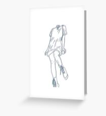 whites not my color Greeting Card
