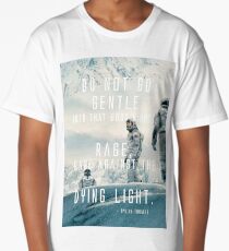 Interstellar "Rage against the dying of the light" Version 3 Long T-Shirt