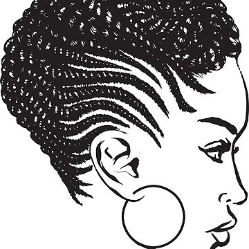 African American Braids Hairstyle Black Woman Beauty Salon | Leggings