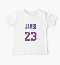 LeBron James Lakers Jersey 3 Baby Tee