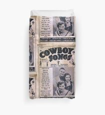 Songs, 50's, Rockabilly, Country, Western, C & W, Hillbilly, Cowboy Duvet Cover