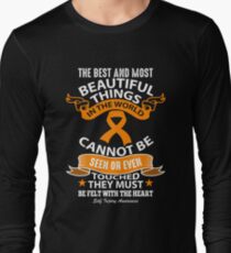 Beauty Must Be Felt With the Heart! Self Injury Awareness Long Sleeve T-Shirt