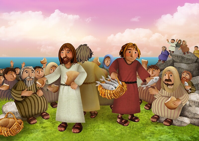“The miraculous multiplication of loaves and fishes” by Stijn Van Elst