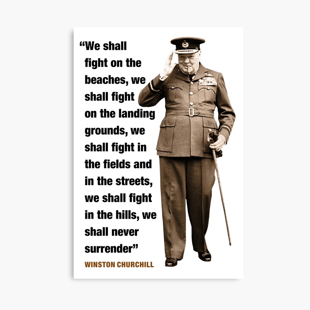 We Shall Fight on the Beaches by Winston S. Churchill