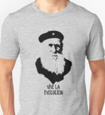 Charles Darwin - Vive la Evolucion! Unisex T-Shirt