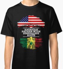 American Father With Senegalese Roots - Gift For Senegalese Dad Classic T-Shirt