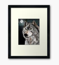 Timber Wolf Framed Print