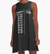 Heads... A-Line Dress