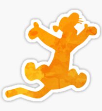 Tiger Inspired Silhouette Sticker