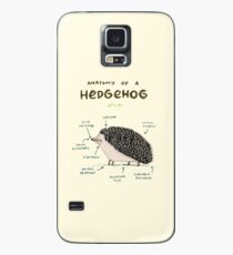Anatomie eines Igels Hülle & Klebefolie für Samsung Galaxy