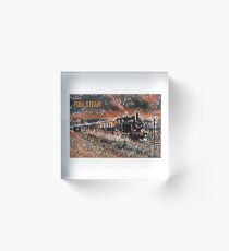 Full Steam - The Vintage Train Acrylic Block