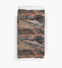 Full Steam - The Vintage Train Duvet Cover