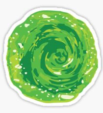 Rick & Morty Portal Sticker Sticker