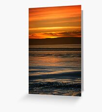 Dunnet Beach Sunset, Caithness, Scotland Greeting Card