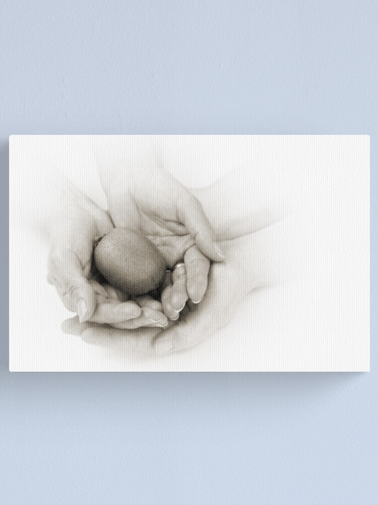 Alternate view of Hands: Health Canvas Print