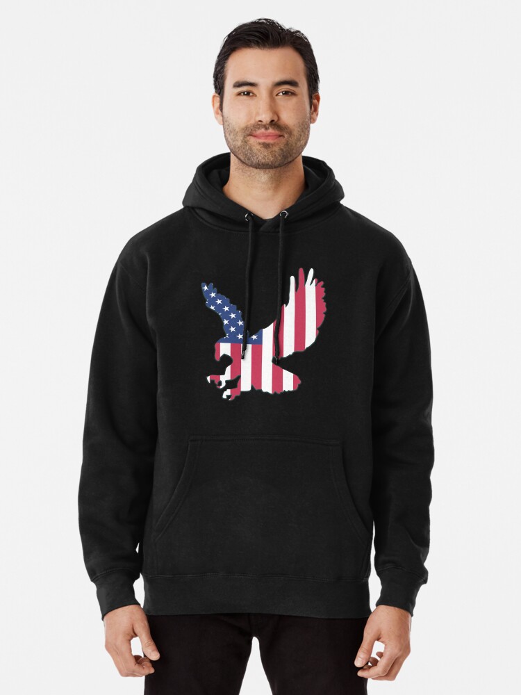 american eagle logo hoodie