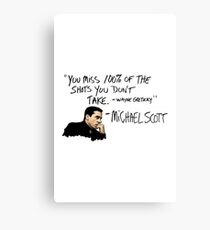 Michael Scott Quote Metal Print