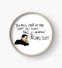 Michael Scott Quote Clock