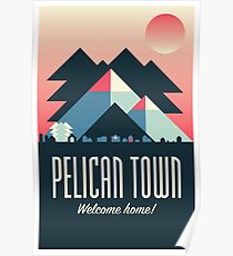 Pelican Town — Stardew Valley Travel Poster Poster