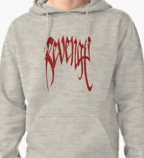 red graph Pullover Hoodie