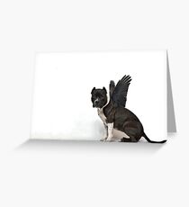 The dark Milafly Greeting Card