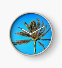 Hawaii-Palme Uhr