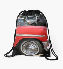 Parked Chevy Drawstring Bag